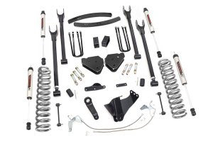 Ford F-250 Super Duty Suspension Lift Kit - Rough Country - 6 Inch Lift | Gas | 4 Link | V2 - '08-'10 Ford F-250 Super Duty Suspension Lift Kit - Rough Country - 6 Inch Lift | Gas | 4 Link | V2 - '08-'10